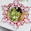 Christmas Snowflake Embroidered Round Placemat 15.75 inch 7