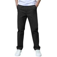 Boy Uniform Pants Stretch Chino Black Pull-On 13-14 Years