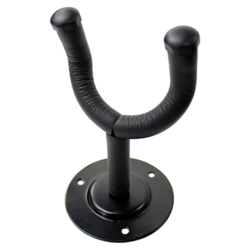 Guitar Wall Hanger Black Round Plate 2