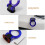 Red Car Accessories Adjustable Trailer Hitch Towing Hook 7