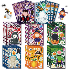 Halloween Face Stickers for Kids 32 PCS