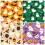 Halloween Pattern Paper Set 6x6 Inch 24 Sheets 8