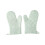 Heat Resistant Oven Mitts Thick Non-slip Silicone Light 4