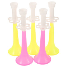 Graduation Party Noise Makers Plastic Horns 5-Pack