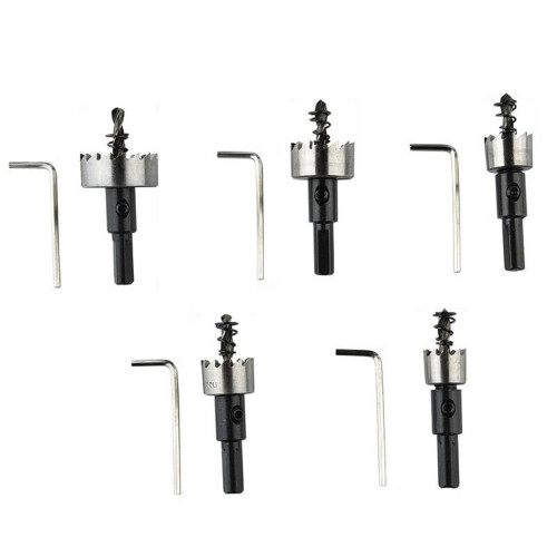 HSS Hole Opener Set 15-30mm for Metal Sheets 5 pcs