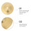 Brass Cymbal Set Golden Finish 1 Set 5