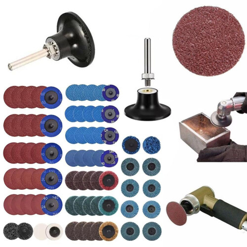 Die Grinder Sanding Discs 2 Inch Roll Lock 75 Pcs 2