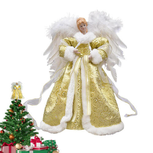 LED Lighted Angel Tree Topper for Christmas Trees