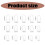 Almond Press-on Nails Sun Design 24 Pieces 3