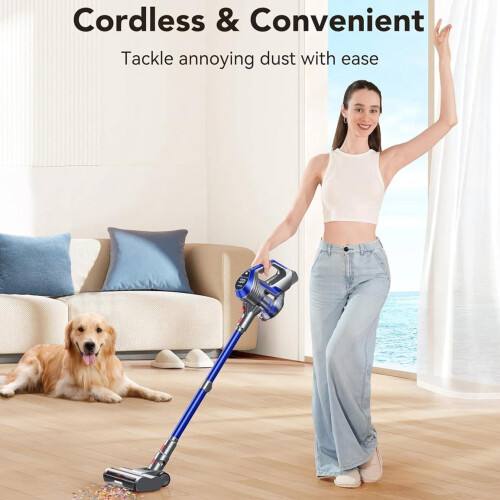 Cordless Stick Vacuum Lightweight 2.8 lbs with LED Lights 1