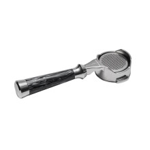 MUVNA Portafiltro Senza Fondo da 58 mm con 2 Alette per Gruppi Erogatori E61/Macchine da Caffè Rocket/per Gemilai/per Sanremo/per Ascaso/per