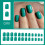 Square Glossy Acrylic Nails Full Covers 24 Pieces 8