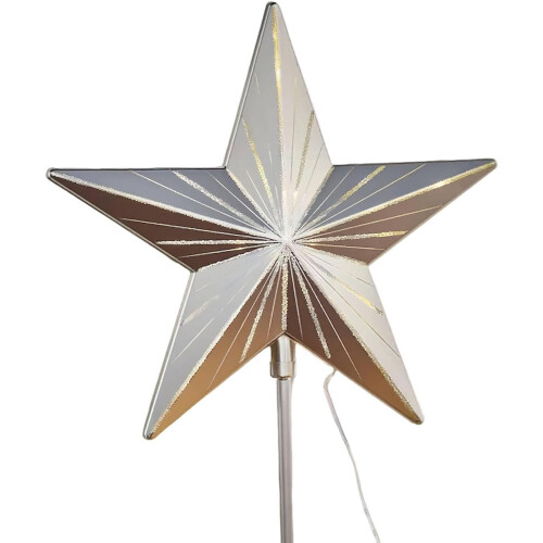 Star-Shaped Christmas Tree Topper Festive Decoration