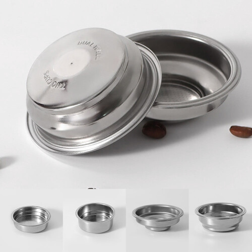 Stainless Steel Pressurized Coffee Filter Basket 2 pcs 2