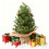 Mini Pre-Lit Artificial Christmas Tree PE Branches Green 7