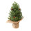 Mini Pre-Lit Artificial Christmas Tree PE Branches Green 2
