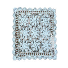 Handmade Crochet Cotton Lace Tablecloth Square