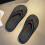 Black Sandals Flip Flops Water-Friendly Non-Slip 1