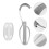 Bike Wall Hanger Mount Storage System 1 Set 2