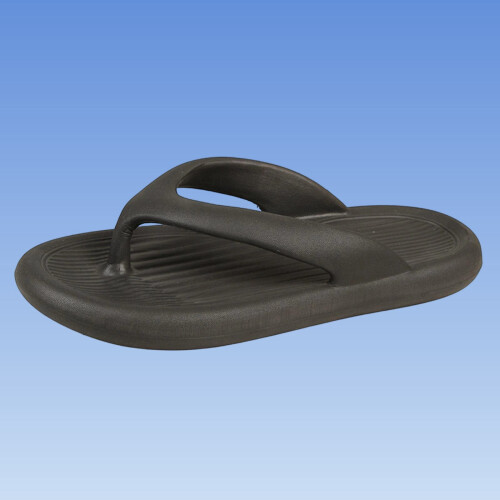 Black Sandals Flip Flops Water-Friendly Non-Slip 1