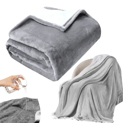 Sheepskin Blanket Double-Layer Thick Flannel Pet Blanket 2
