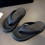 Black Flip Flops Sandals Water-Friendly Non-Slip 5