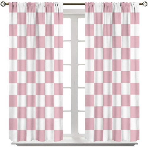 Floral Kitchen Curtains Set Green Blue Pink 3-Pc 1