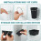 Peg Board Bins Peg Board Cups with Hooks & Loop 12Pack,Peg Board Organizer Accessories, Peg Board Tools Organizer B 4