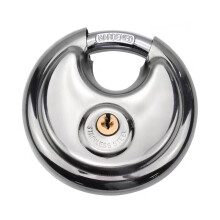 Steel Round Cake Padlock Anti-Theft Anti-Rust Waterproof
