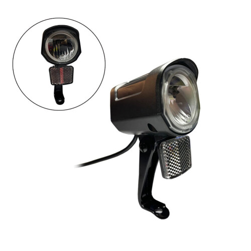 Electric Bike Headlight LED Front Lamp 12V–72V Waterproof 1