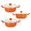 Nirlon 6 Piece Ceramic Induction Friendly Non-Stick Scratch Resistance Cookware Gift Set 1