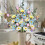 Artificial Easter Egg Stems with Berries and Leaves 12 Pack 8