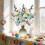 Artificial Easter Egg Stems with Berries and Leaves 12 Pack 4
