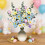 Artificial Easter Egg Stems with Berries and Leaves 12 Pack 5
