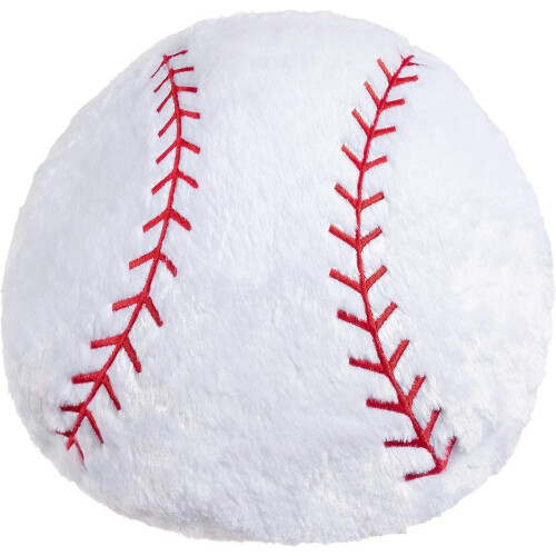 Baseball Pillow Soft Plush Throw Cushion 18 inches