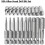 20Pcs Hex  Wrench Drill Bit Set Shank Quick Release Magnetic Screwdriver Bits Set (Metric +SAE) 6