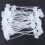 200Pcs Nylon Cable Tie Label Self-Locking Network Zipper Trim Wrap Ring  Label 3