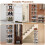 Shoe Rack Vertical Foldable 6-Tier Narrow 8