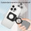 Double Phone Stand Foldable Car Mount Thin Design with 6