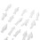 500Pcs HO Scale 1:100 White Model People Unpainted Train Figures 1