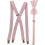Men's X-back suspenders and bowtie set in assorted colors 1