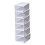Stackable Plastic Shoe Boxes Clear Front 13x9x5.5 cm 7