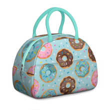 Lunch Bag Reusable Leakproof Cooler Tote with Side Pockets