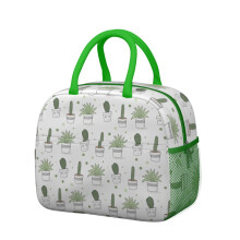 Insulated Lunch Tote Bag Leakproof Large Capacity Cactus