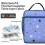 Insulated Lunch Box with Starry Night Sky Design 1 pc 2