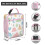 Rainbow Cartoon Insulated Lunch Box Bag Reusable 1-Pack 3