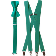 Bow Tie and Suspender Set Multiple Sizes Colors