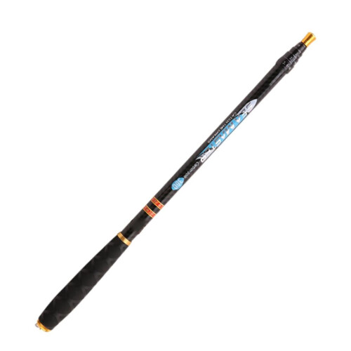 Fishing Rod Portable Short Pole 5.4M Blue Black