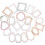 Picture Frame Stickers for Scrapbooking Gold 40 Sheets 1
