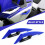Motorcycle Winglet Spoiler Red Blue Gray 1